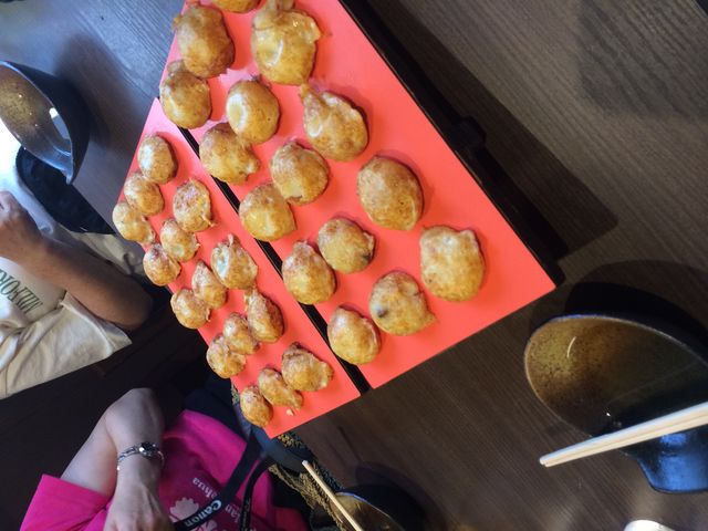 昼間から、ビールと明石焼〓_松竹