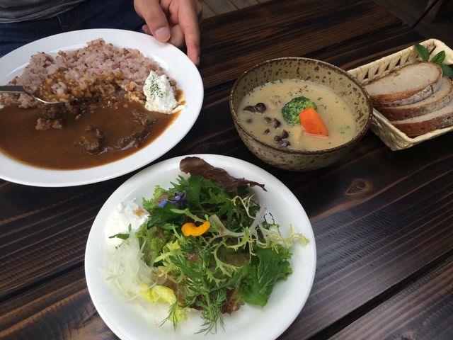 ホエイシチューとカレー〓_弓削牧場