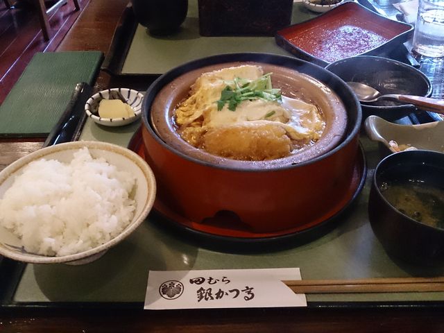 豆腐かつ煮鍋_田むら銀かつ亭