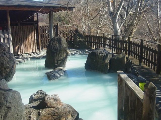 岩手県・松川温泉・峡雲荘(露天風呂)_松川温泉