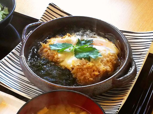 生のりとヒレカツとかつとじ煮_かつ菜 富津店