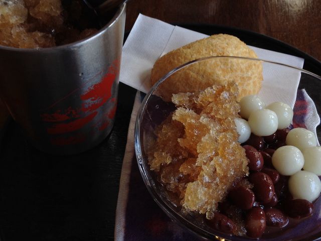 黒糖ぜんざい_富士家 泊本店