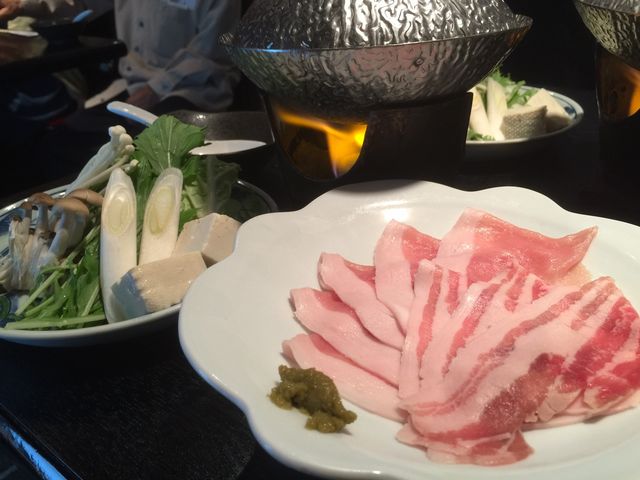 しゃぶしゃぶランチの写真。一人前です。_天文館 吾愛人 本店