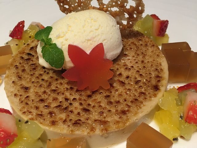 ほうじ茶ブリュレ_福寿園 京都本店