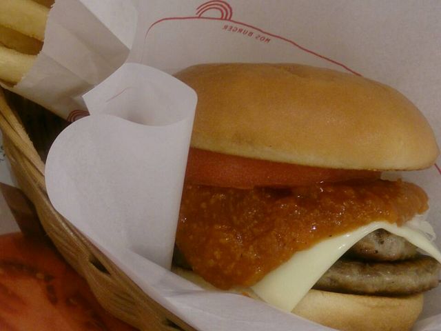 ダブルモスチーズバーガー_モスバーガー袋井店