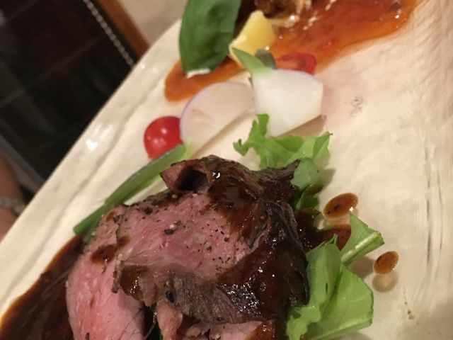 コース料理ではお肉を選択_ポタジエ
