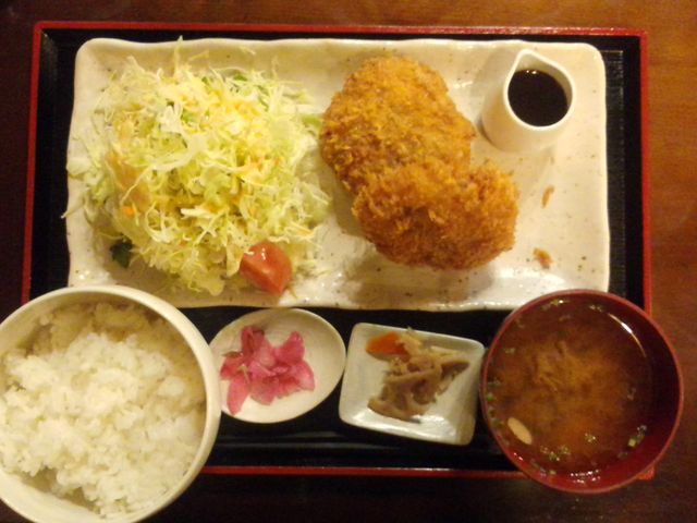 チーズインハンバーグ_喫茶 来夢来人