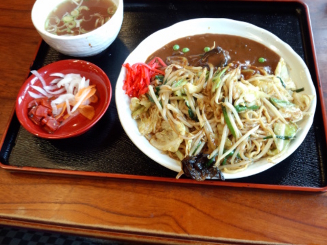 カレー焼そば最高_めでたいや 会津