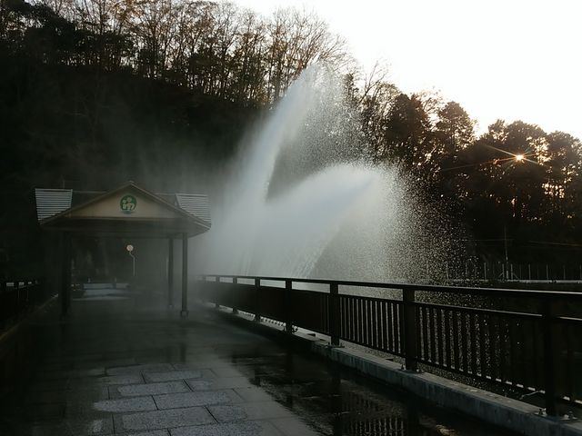 街で唯一の見どころ_湯郷温泉