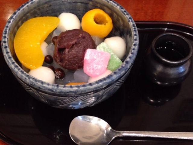 あんみつが美味しかったです。_麻布茶房 アトレ上野店