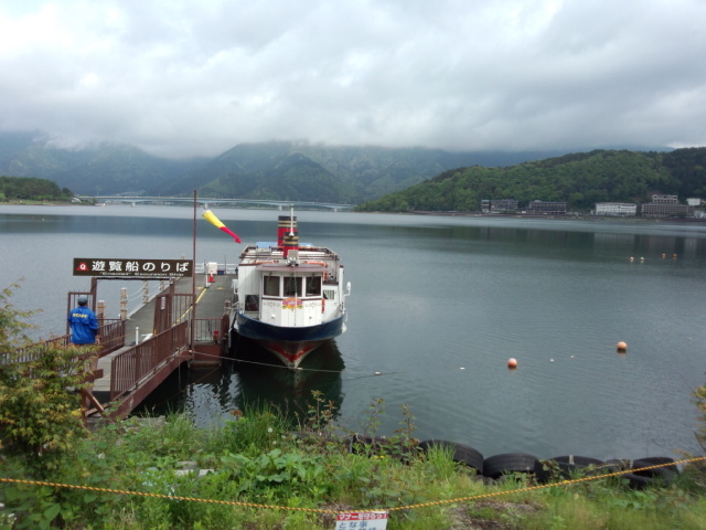 河口湖遊覧船です_河口湖遊覧船 天晴