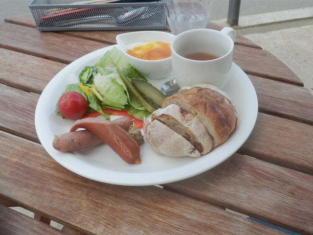 テラスでランチ_ラミネール
