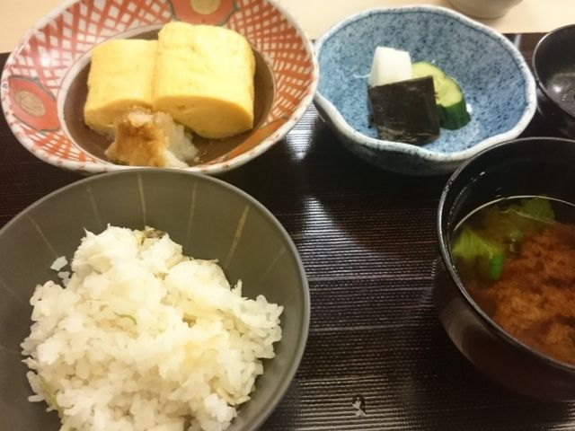 だし巻き卵とたけのこご飯_京料理かねき