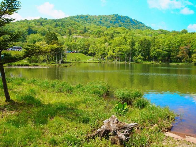 ふもとの景色がよかった_茶臼山高原