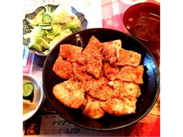 マグロの生姜焼きが美味しかったです。_一億