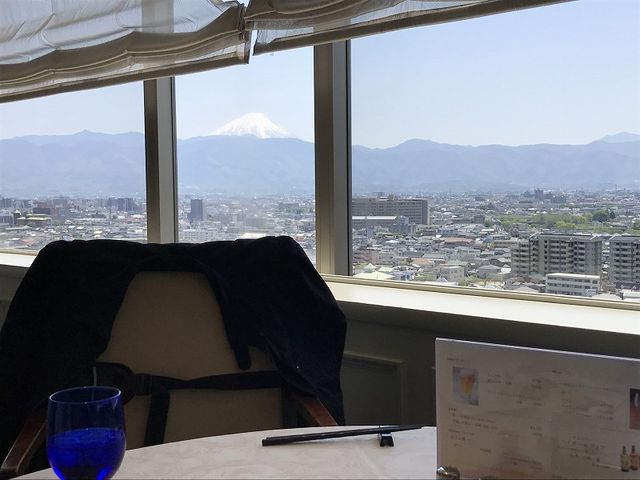 席からの眺望_ヴァンヴェール 甲府記念日ホテル
