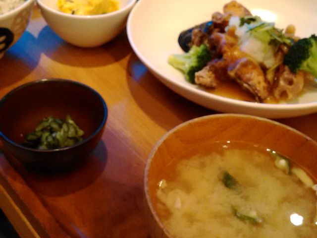 魚のあんかけ定食_おぼんdeごはん 成田空港店