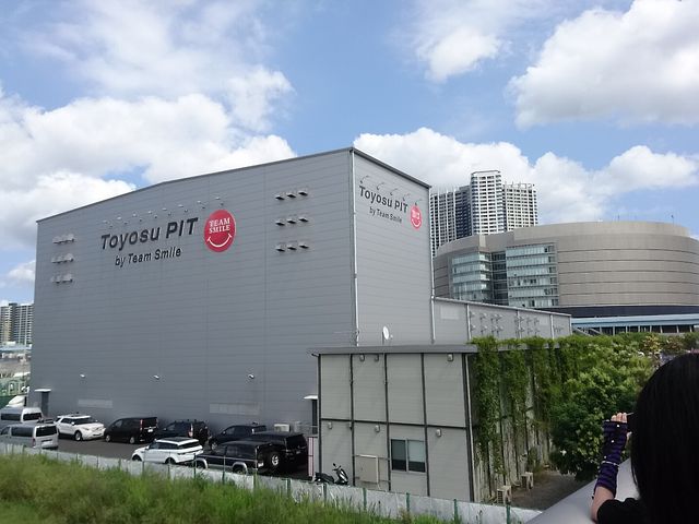 裏から見た感じです。_豊洲PIT チームスマイル