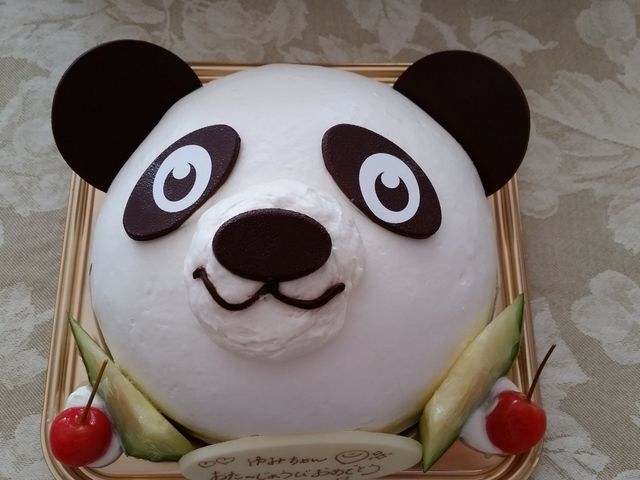 パンダのケーキ_白十字 邑久店