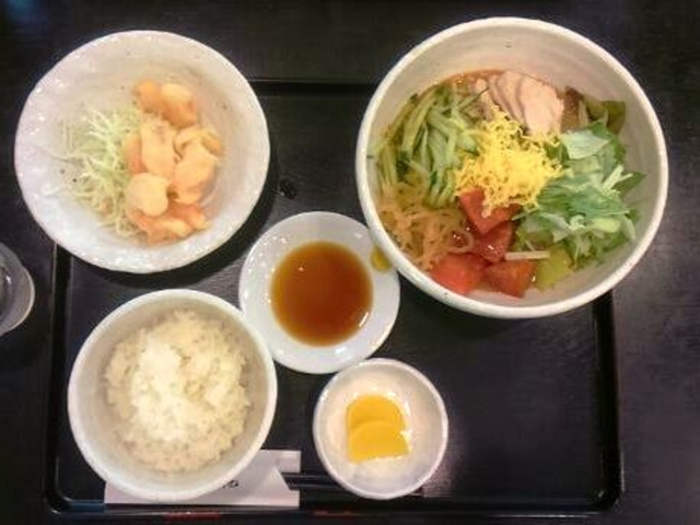 冷やし中華定食_香龍
