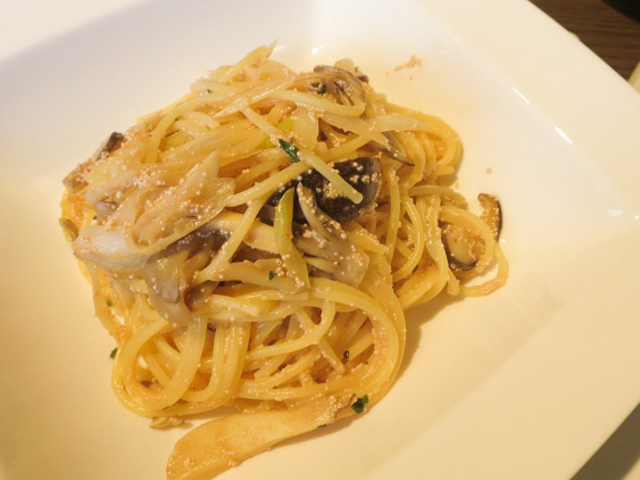 明太子とじゃこのスパゲティ_ステーキDADA イオンモール富士宮店