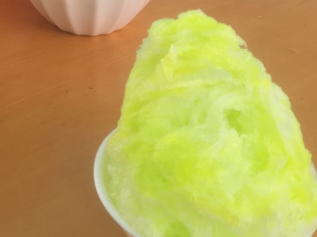 かき氷もあります_パーラーどんちゃん