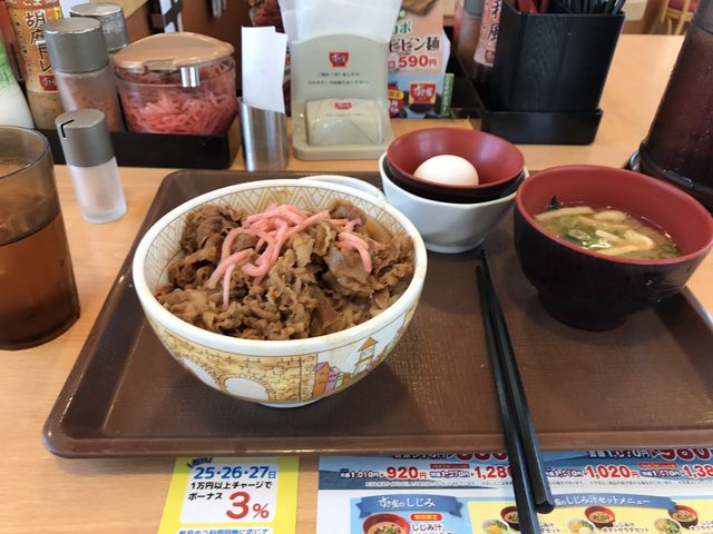 これで450円は安いです_すき家 淀川通塚本店