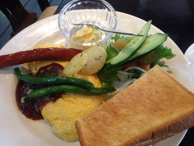 栄養満点のモーニング_KIHEICAFEトキハ本店