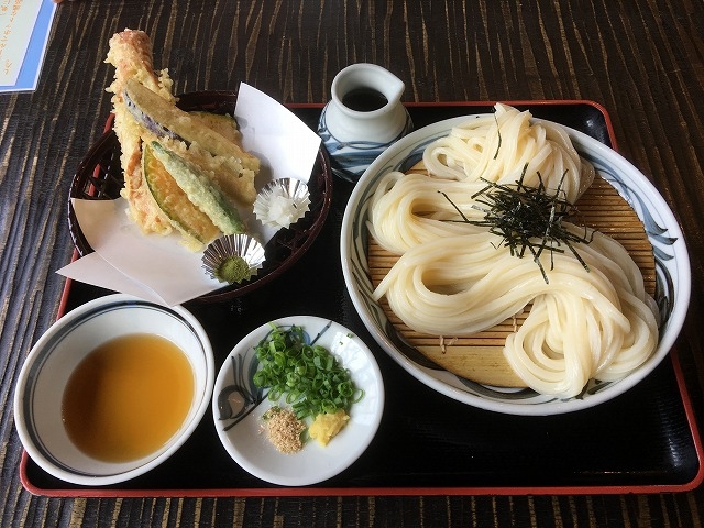 てんぷらとぶっかけ_竜雲うどん