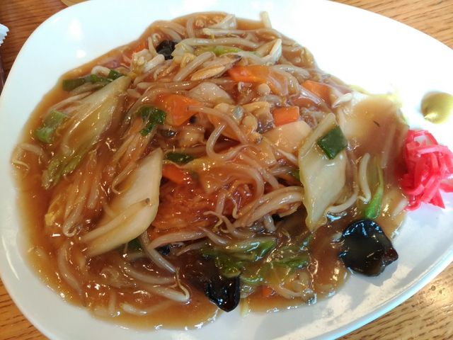あんかけ焼きそば_ニュー三幸 小樽本店