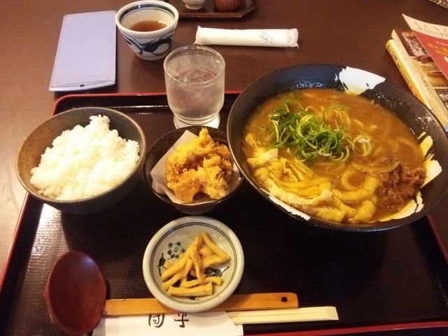 カレーうどん定食_手打ちうどん 団平