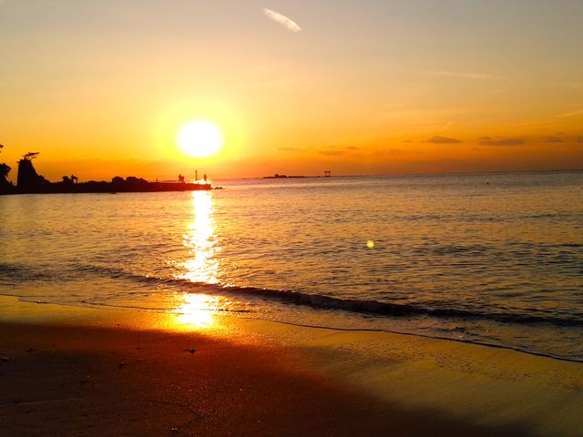 夕景_森戸海水浴場