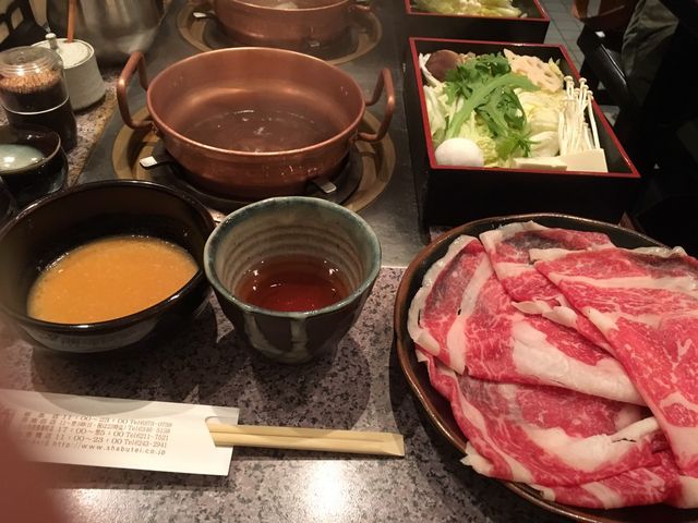 北海道フェアの牛肉コース_しゃぶ亭 西梅田店