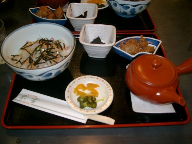 松山空港で鯛茶漬けを食べる _かどや 松山空港店