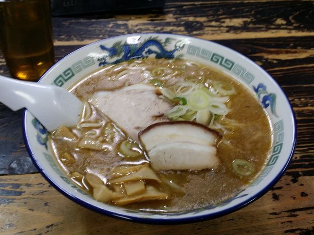 こく煮干し、手打ち麺_長尾中華そば 西バイパス店