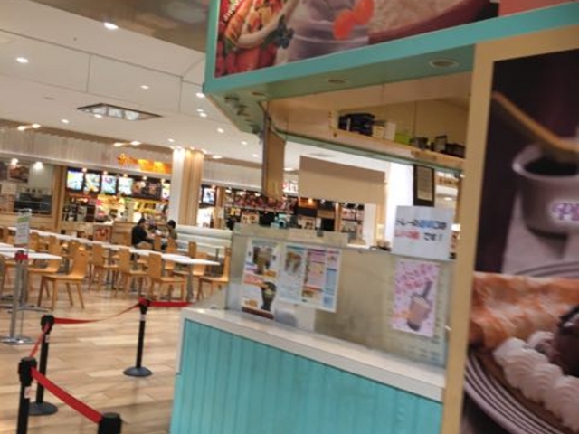フードコートにあります_プレンティーズクレープ辻堂・テラスモール湘南店