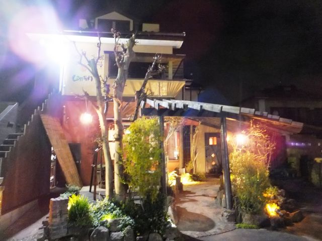 夜の店舗外観_Lansen ランセン