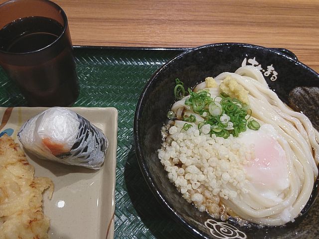 温玉ぶっかけうどん_はなまるうどん神戸ファミリオ店