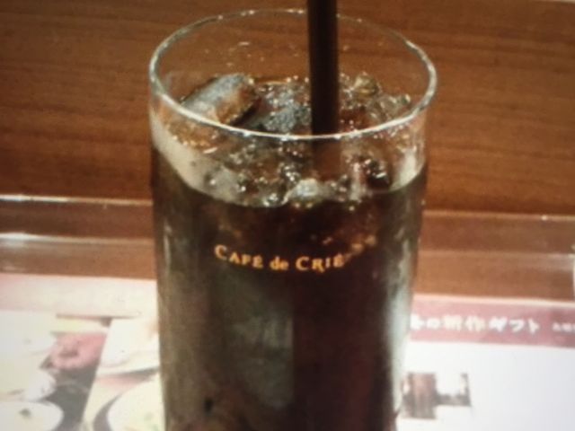 アイスコーヒー_カフェ・ド・クリエ栄地下店