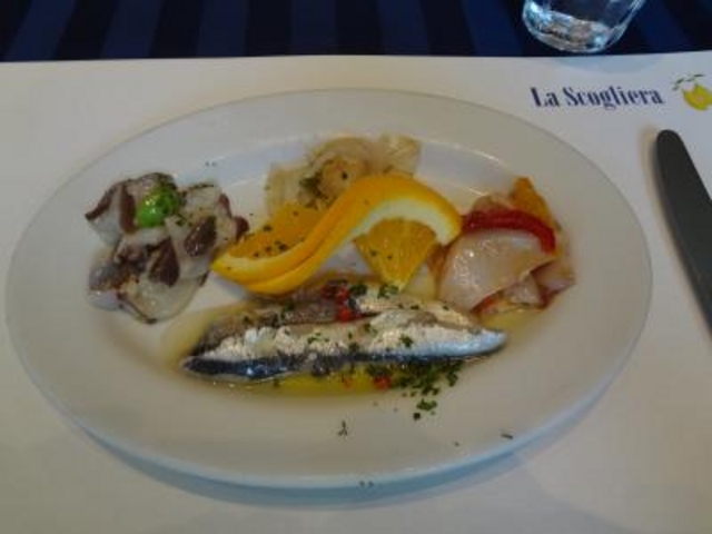 魚介類が美味しい!_ラ・スコリエーラ