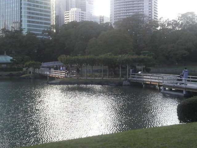 浜離宮庭園・お伝い橋_お伝い橋(浜離宮恩賜庭園)