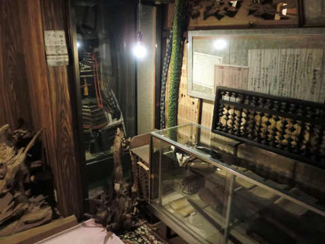 展示の一部です。_平家屋敷民俗資料館(三好市重要有形文化財)
