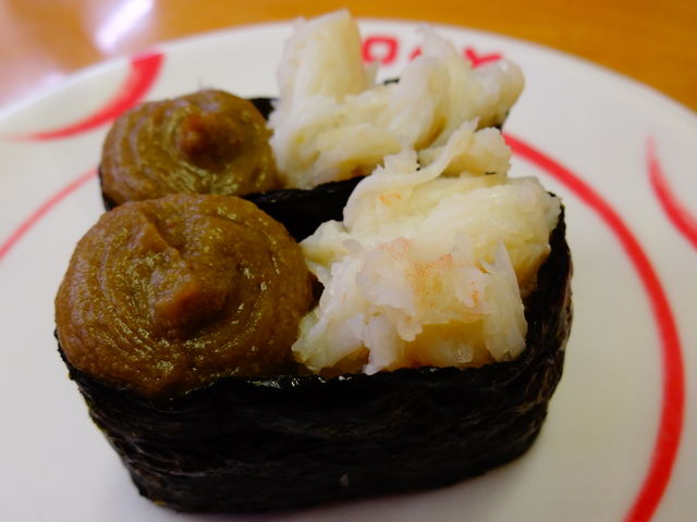 ずわい蟹軍艦_スシロー福岡親富孝通り店