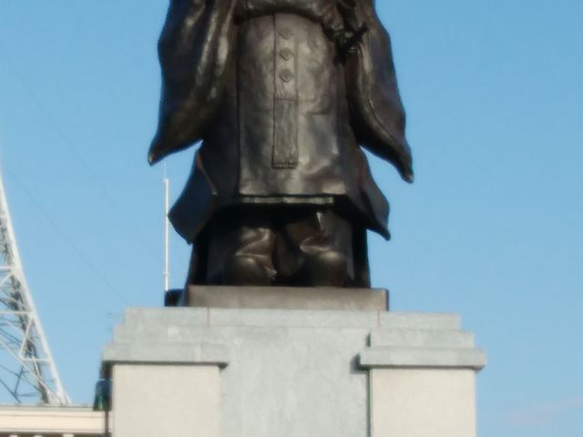 鍋島直正公銅像_佐賀城公園