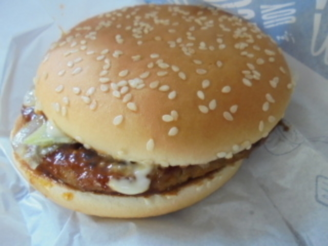 こってり濃厚なてりやきバーガー!_マクドナルド蟹江店