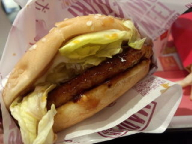 おすすめの照り焼きバーガー!_マクドナルド飯泉店