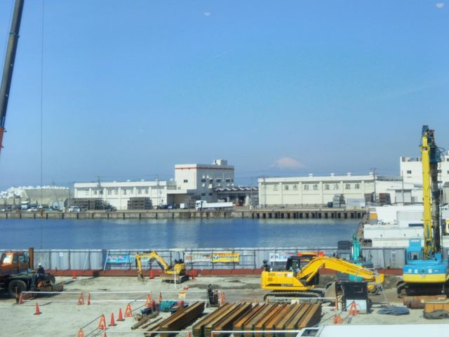 三崎港と富士山_三崎港