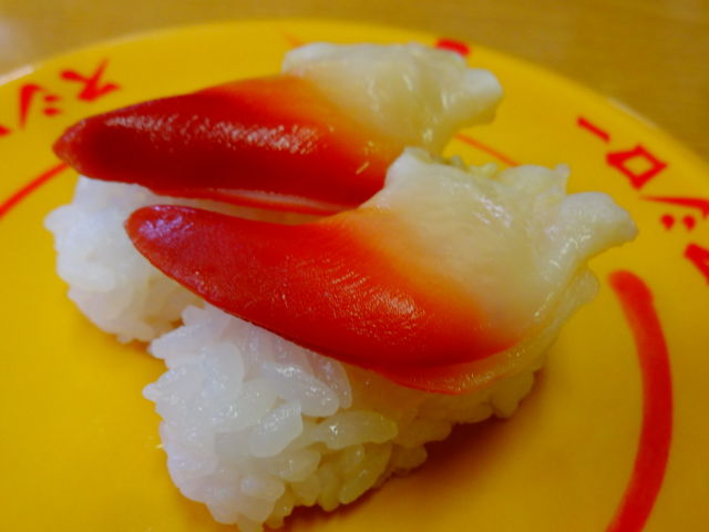 蒸しほっき貝_スシロー八王子長沼店