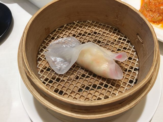 金魚点心。アートアクアリウム展の半券サービスでした。_四川飯店 アミュプラザ博多店