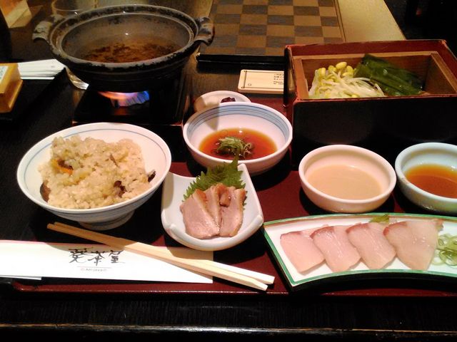福寿草セットです_せいろ料理葵茶屋